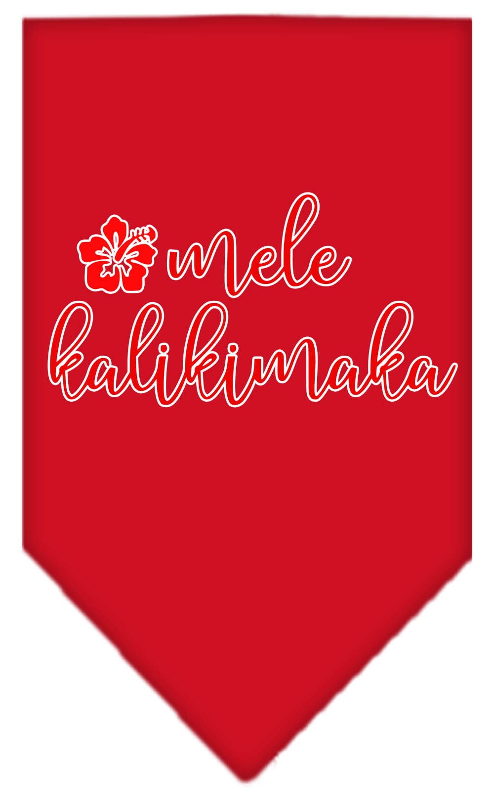 As You Wish Apparel – "Mele Kalikimaka" Christmas Pet Bandana