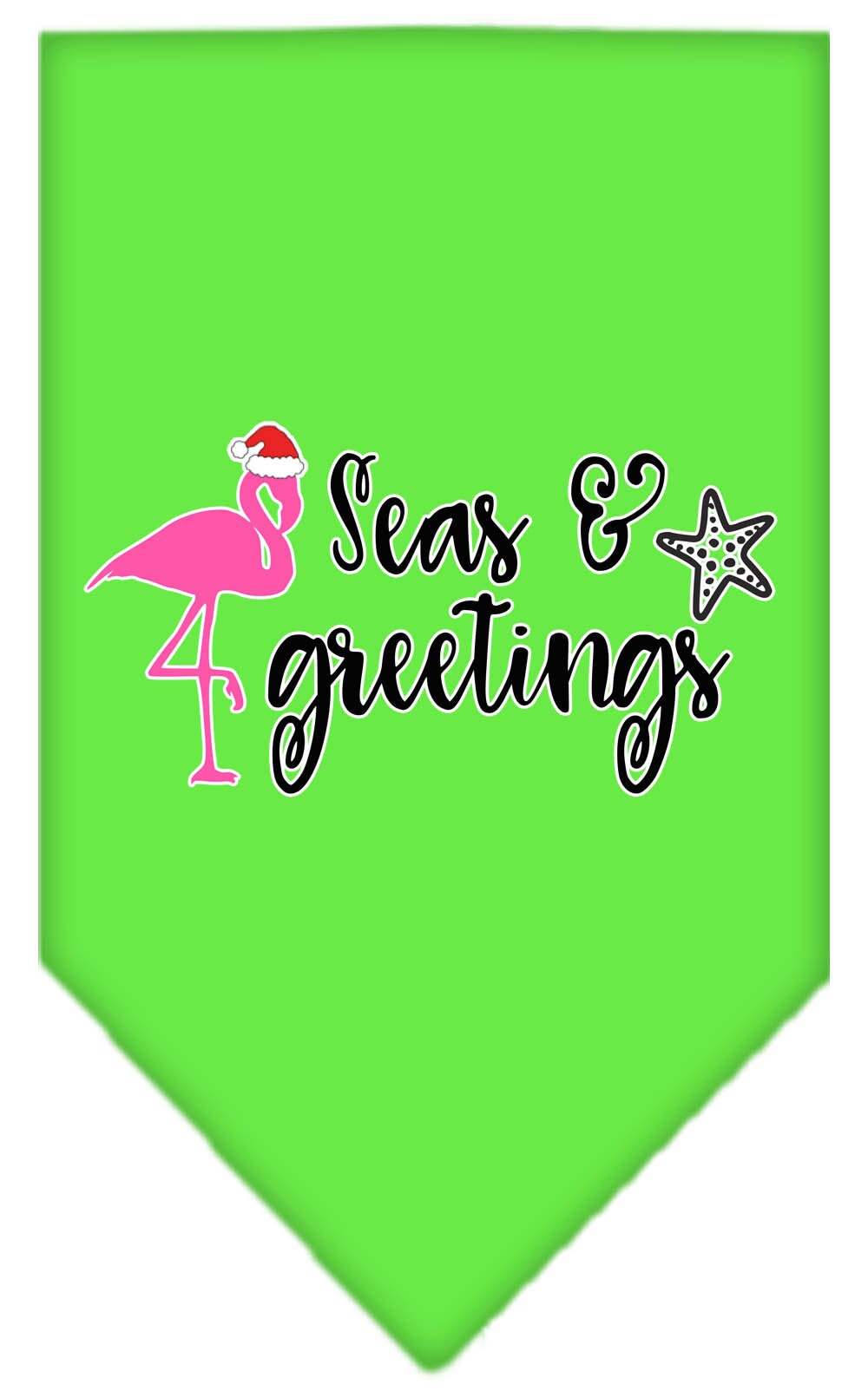 As You Wish Apparel – "Seas & Greetings" Christmas Pet Bandana
