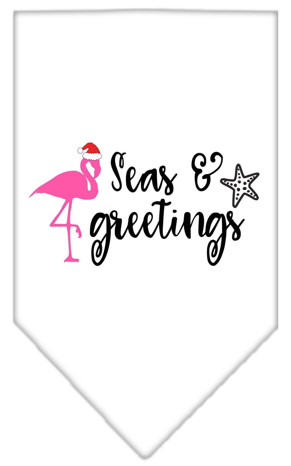 As You Wish Apparel – "Seas & Greetings" Christmas Pet Bandana