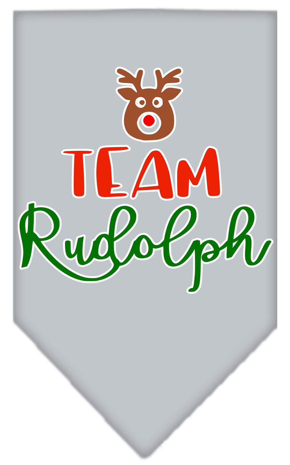 As You Wish Apparel – "Team Rudolph" Christmas Pet Bandana