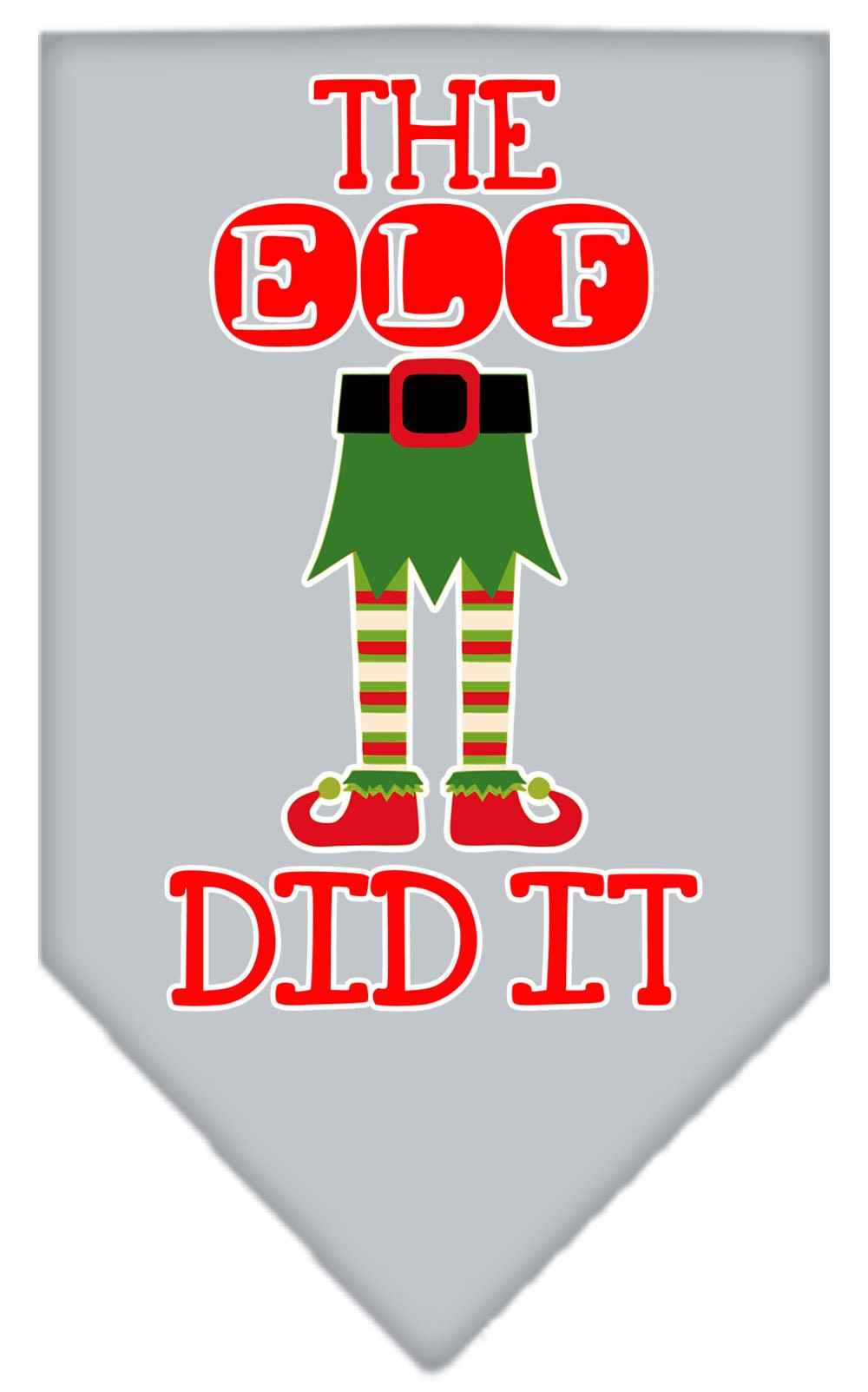 As You Wish Apparel – "The Elf Did It" Christmas Pet Bandana