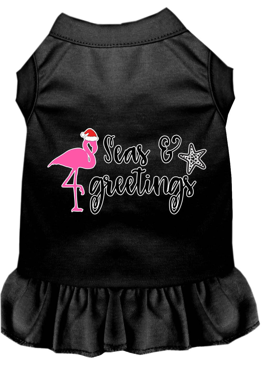 As You Wish Apparel – "Seas and Greetings" Christmas Pet Dress