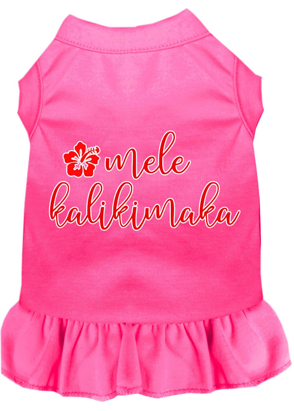 As You Wish Apparel – "Mele Kalikimaka" Christmas Pet Dress