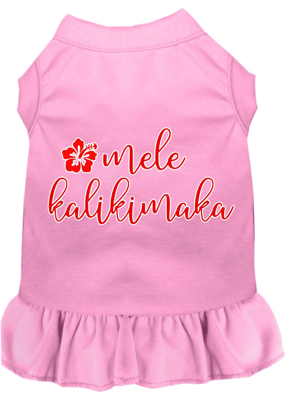 As You Wish Apparel – "Mele Kalikimaka" Christmas Pet Dress
