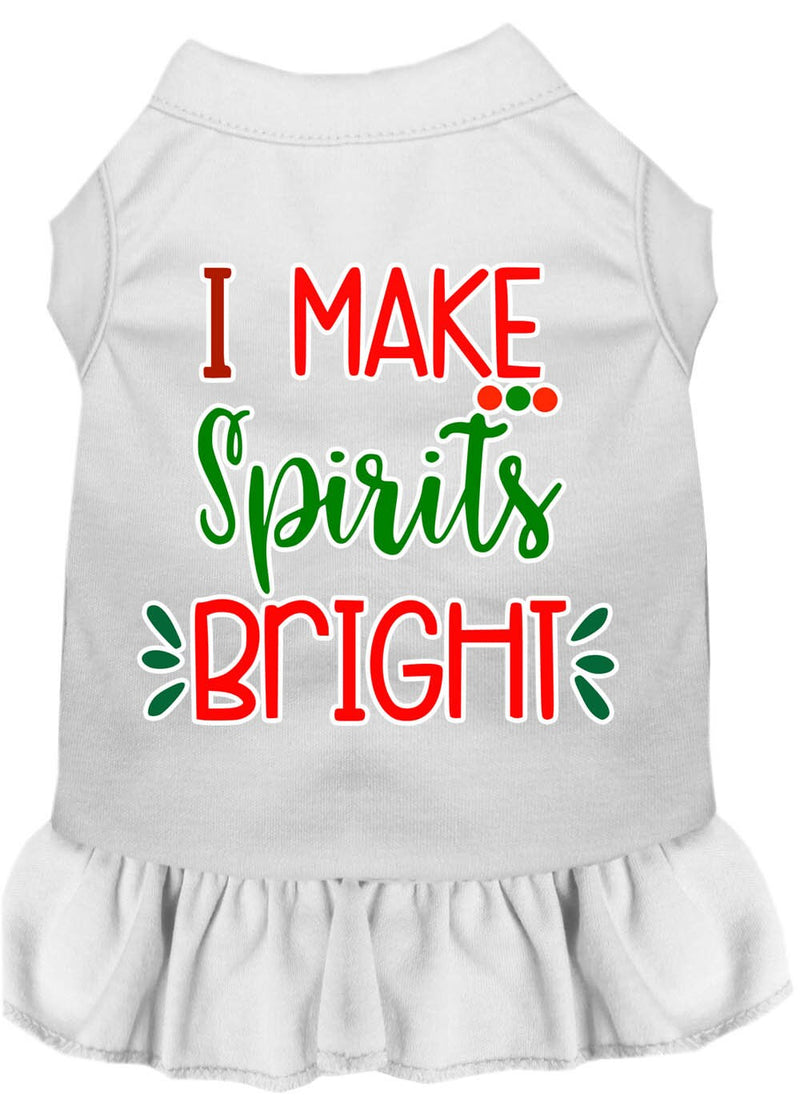 As You Wish Apparel – "I Make Spirits Bright" Christmas Pet Dress
