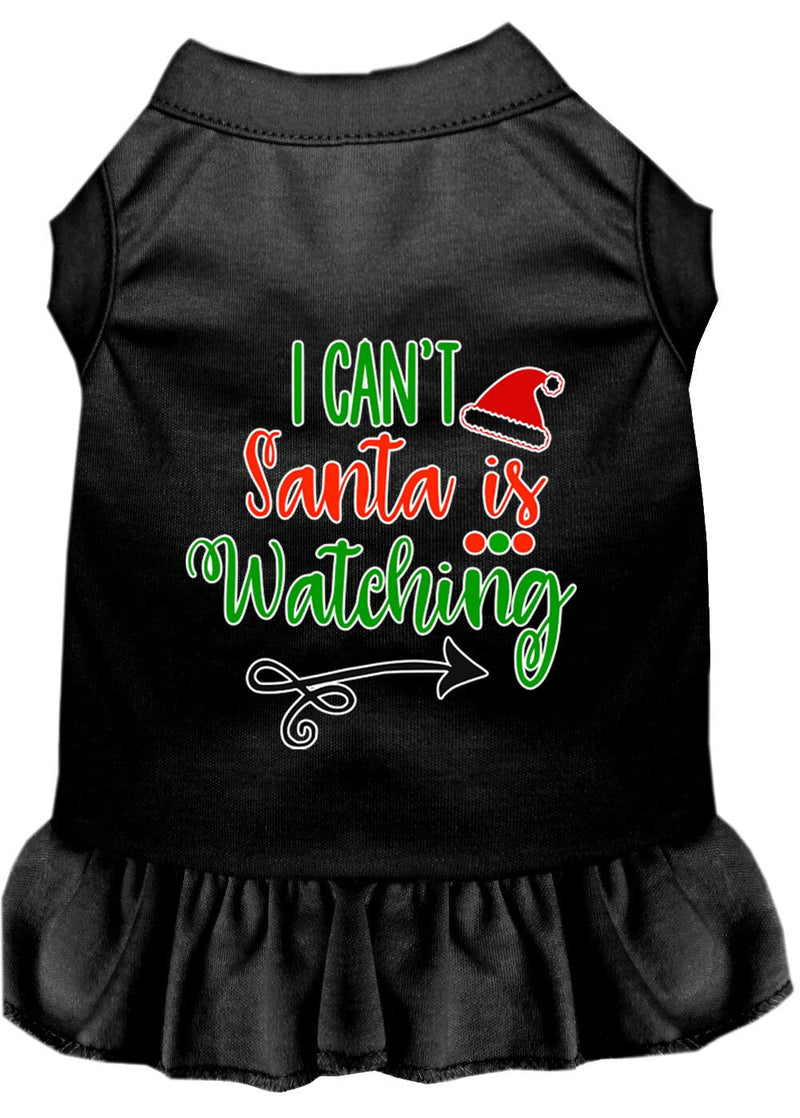 As You Wish Apparel – "I Cant, Santa Is Watching" Christmas Pet Dress