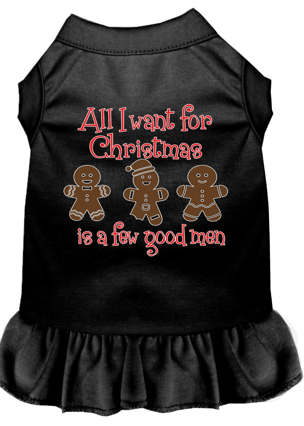 As You Wish Apparel – "All I Want For Christmas Is A Few Good Men" Pet Dress