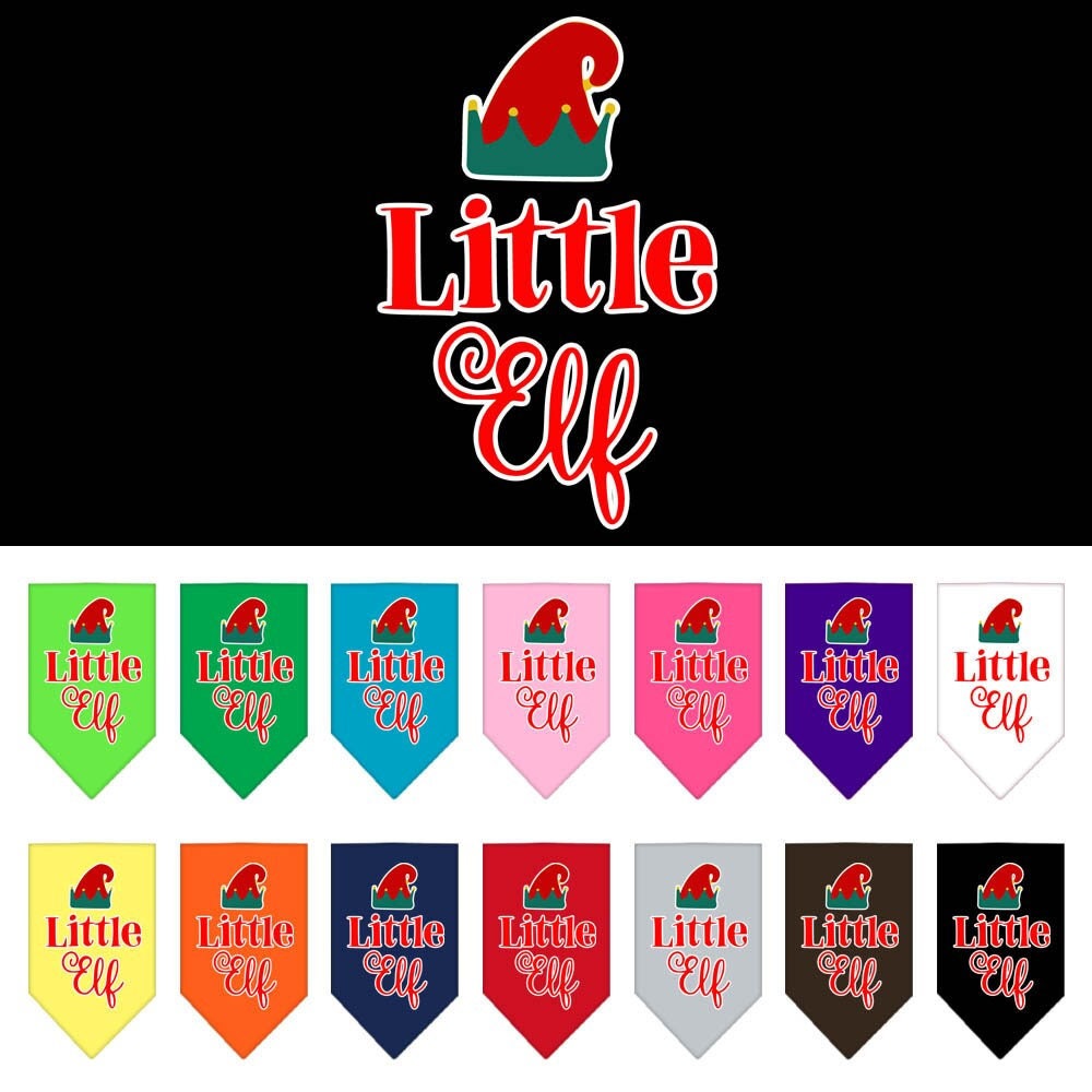 As You Wish Apparel – "Little Elf" Christmas Pet Bandana