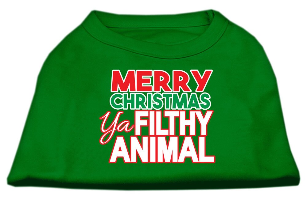 As You Wish Apparel – "Merry Christmas Ya Filthy Animal" Pet Shirt