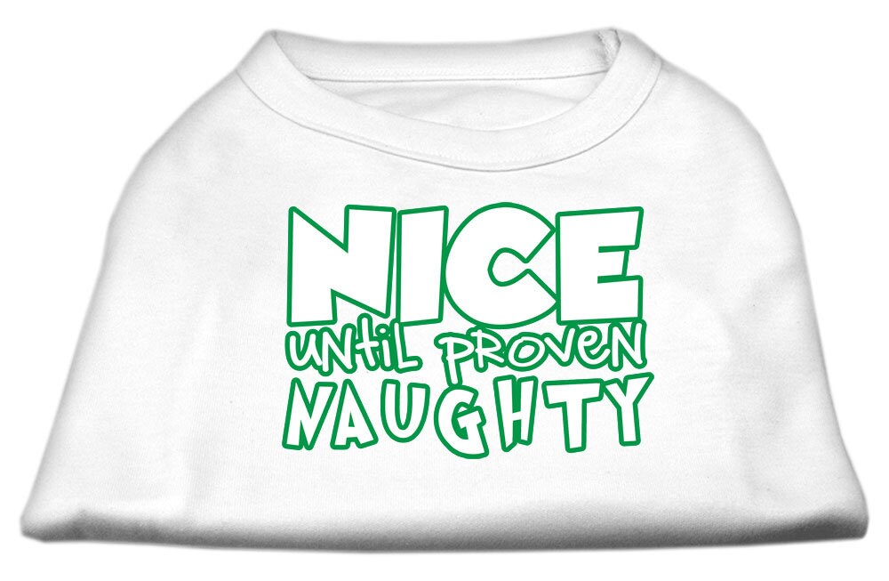 As You Wish Apparel – "Nice Until Proven Naughty" Christmas Pet Shirt