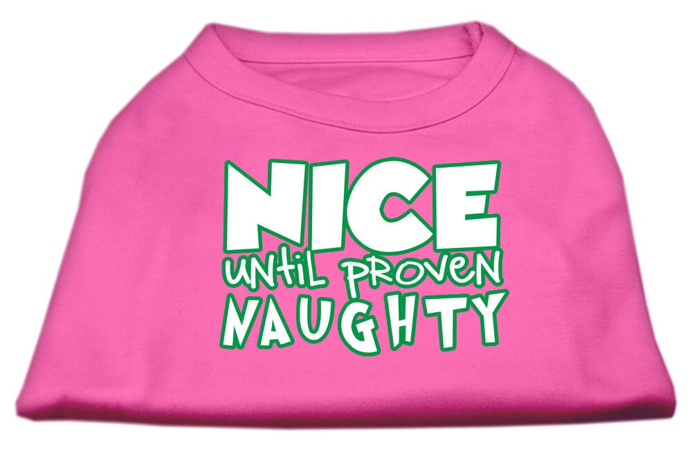 As You Wish Apparel – "Nice Until Proven Naughty" Christmas Pet Shirt