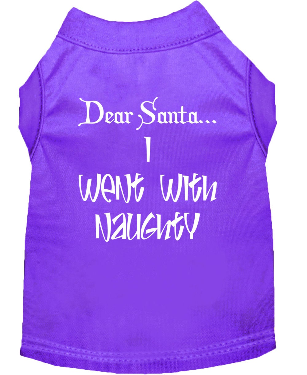 As You Wish Apparel – "Dear Santa, I Went With Naughty" Christmas Pet Shirt