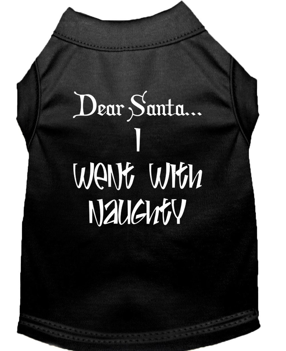 As You Wish Apparel – "Dear Santa, I Went With Naughty" Christmas Pet Shirt