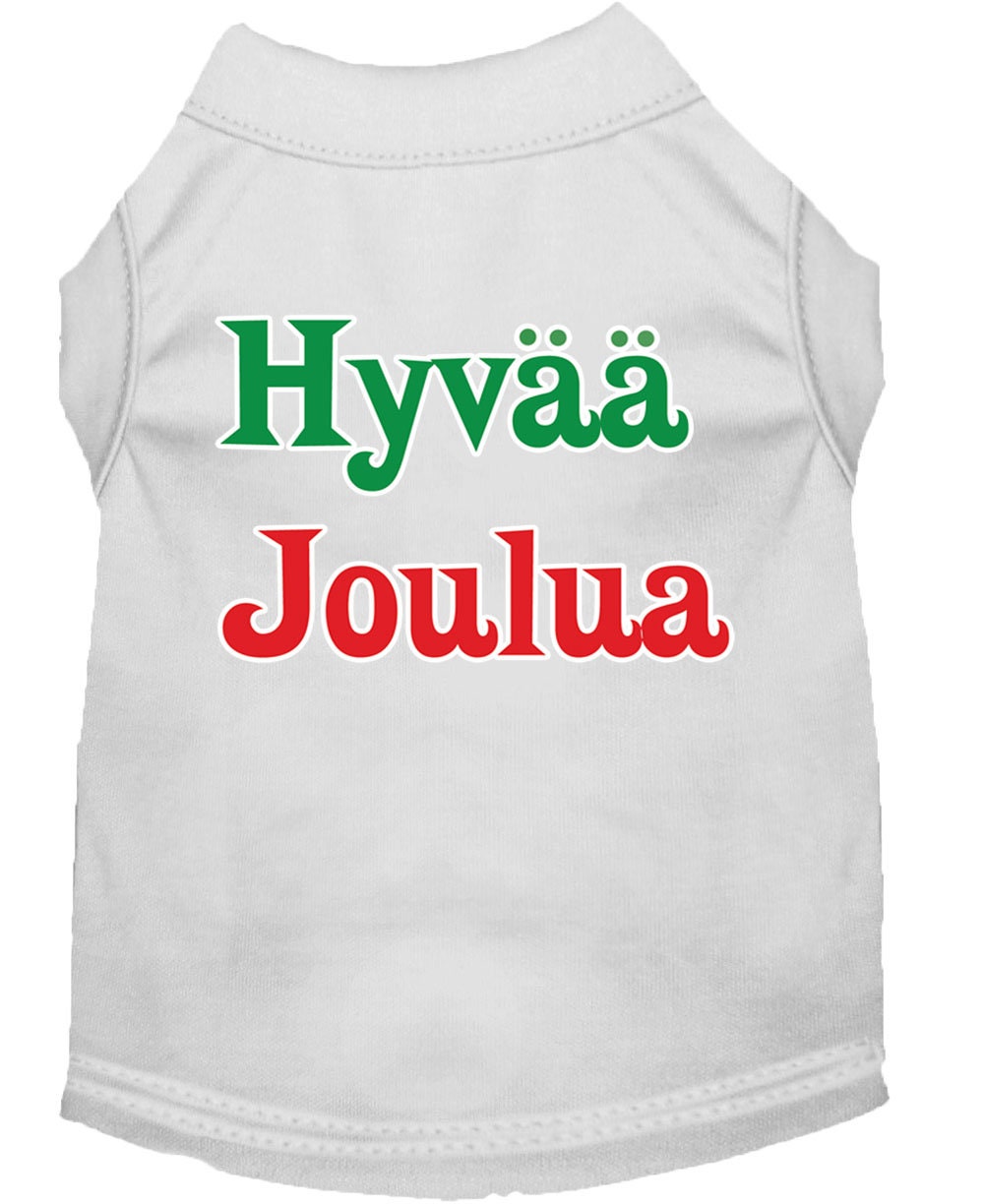 As You Wish Apparel – "Hyvaa Joulua" Christmas Pet Shirt