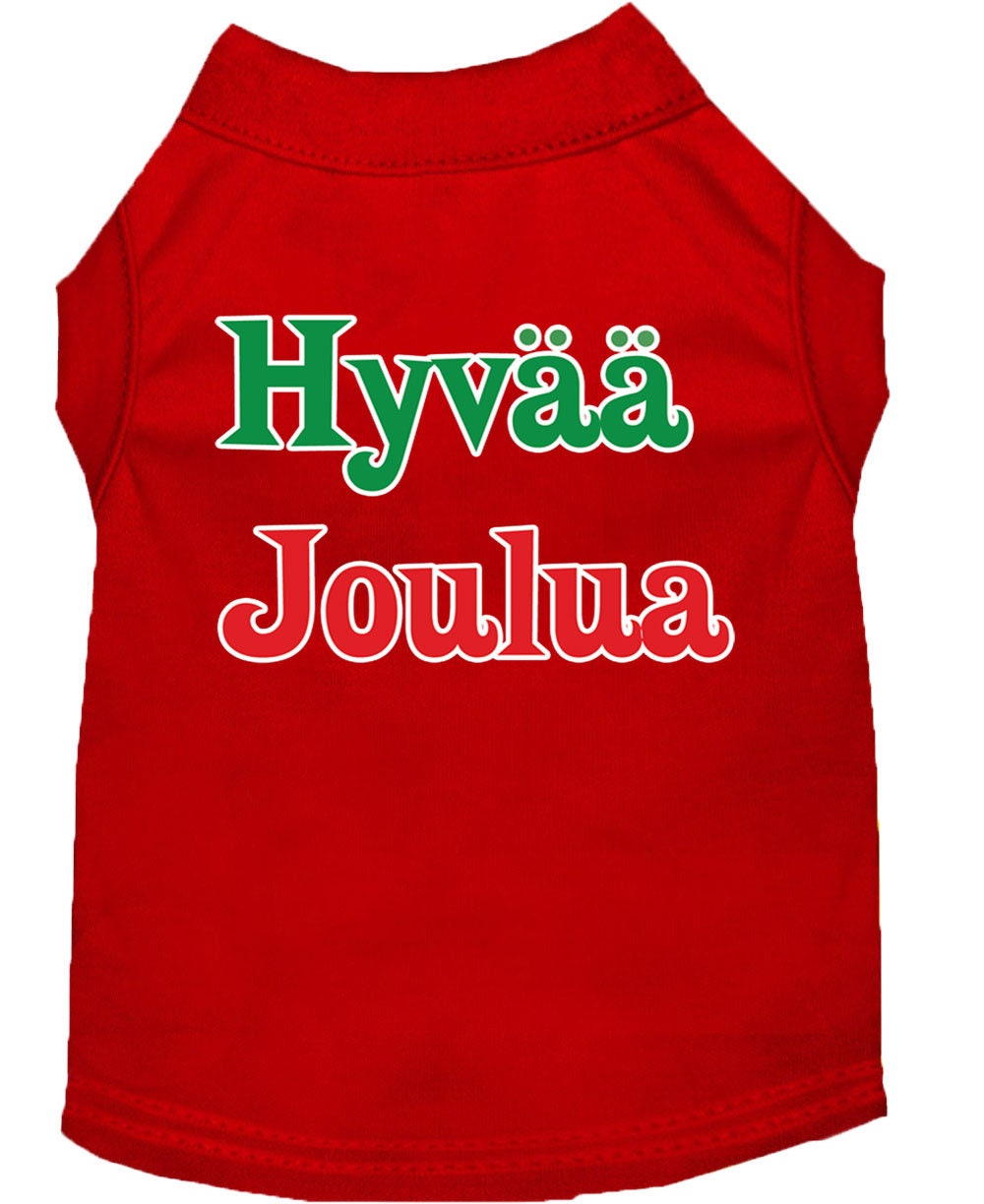 As You Wish Apparel – "Hyvaa Joulua" Christmas Pet Shirt