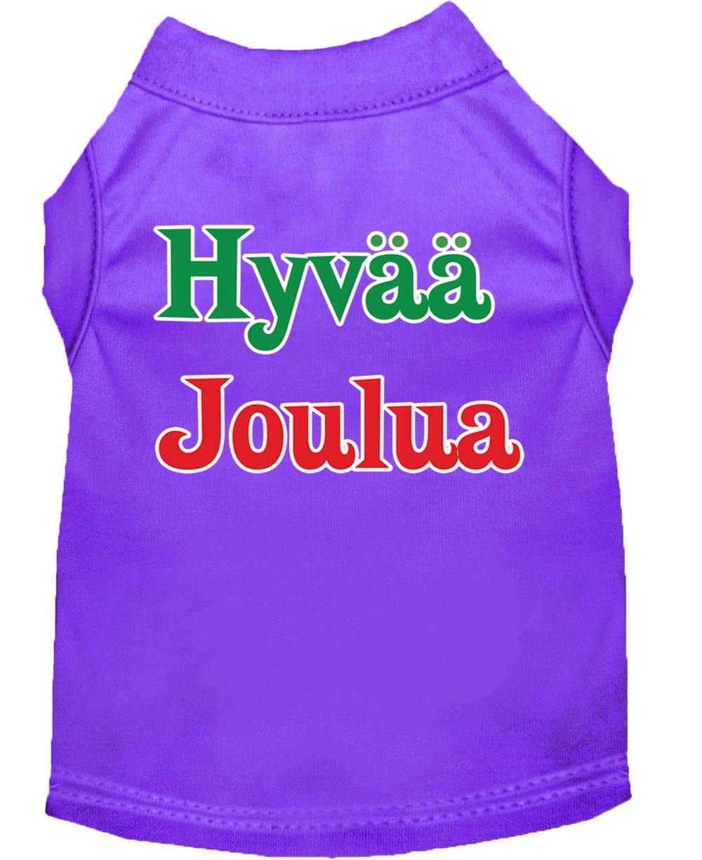 As You Wish Apparel – "Hyvaa Joulua" Christmas Pet Shirt