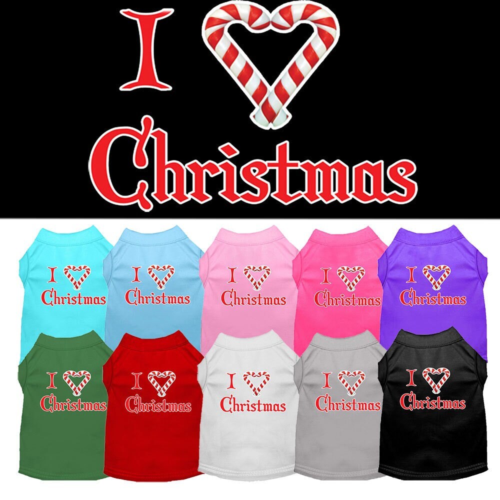 As You Wish Apparel – "I Heart Christmas" Pet Shirt