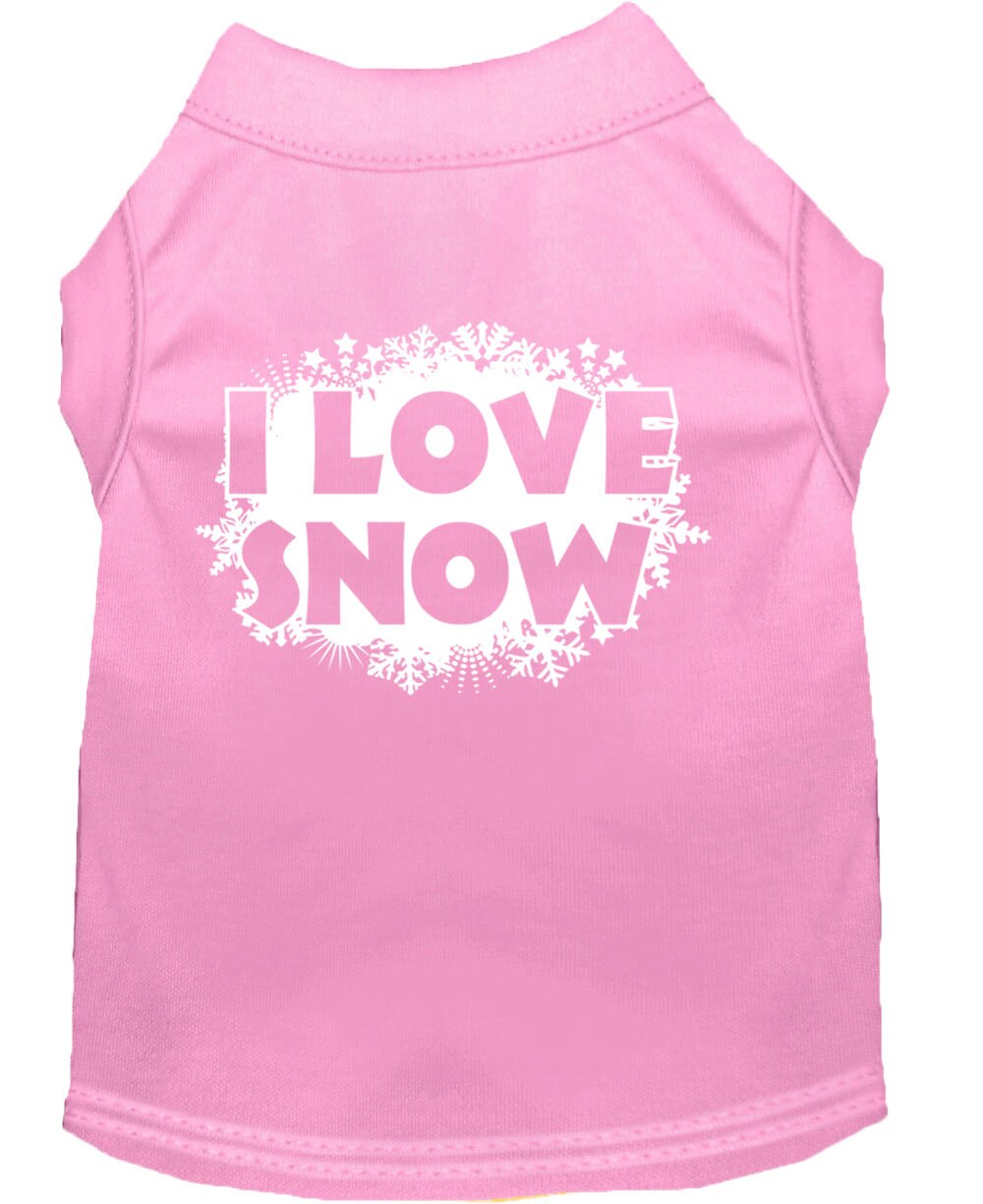 As You Wish Apparel – "I Love Snow" Christmas Pet Shirt