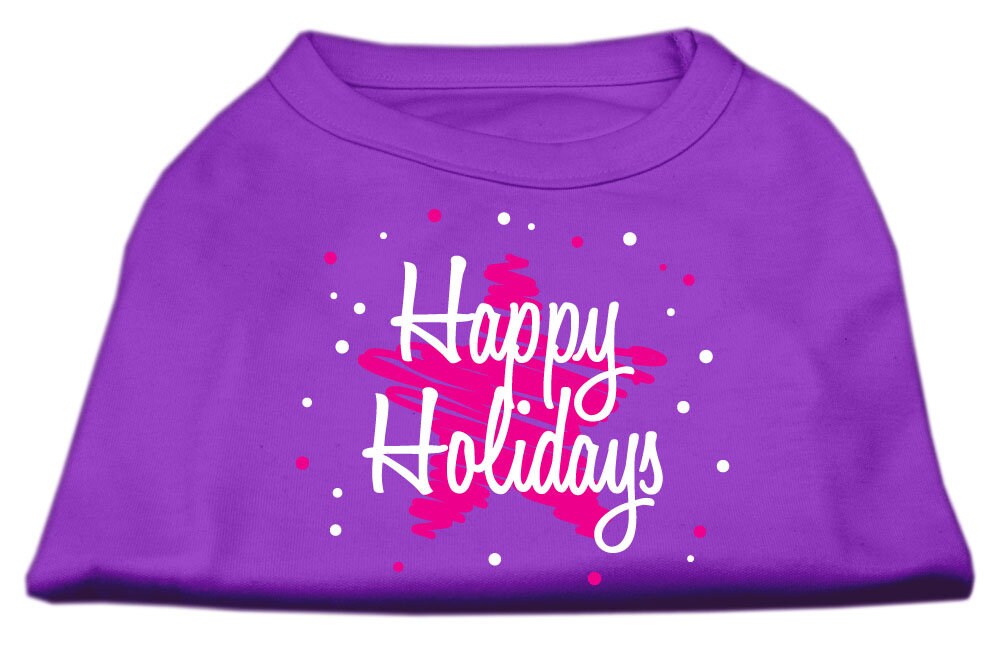 As You Wish Apparel – "Scribble Happy Holidays" Christmas Pet Shirt