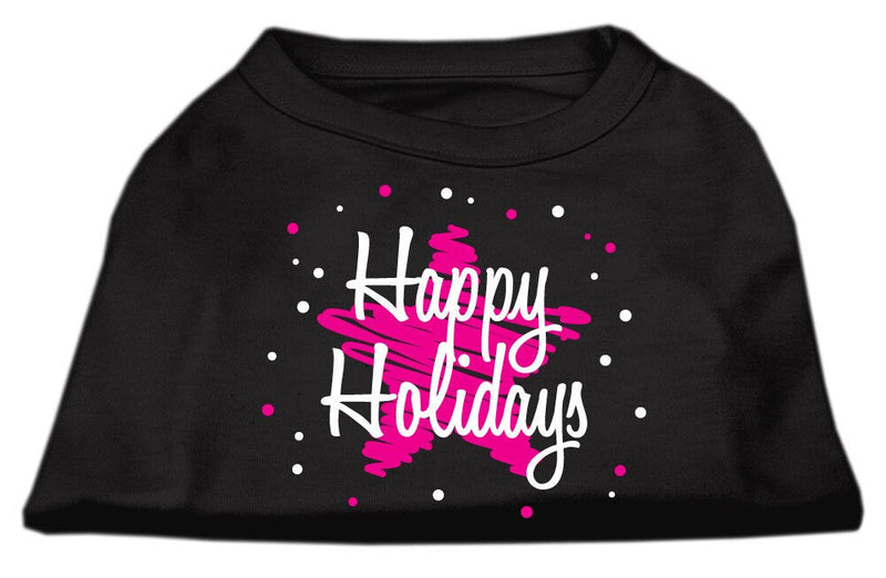 As You Wish Apparel – "Scribble Happy Holidays" Christmas Pet Shirt