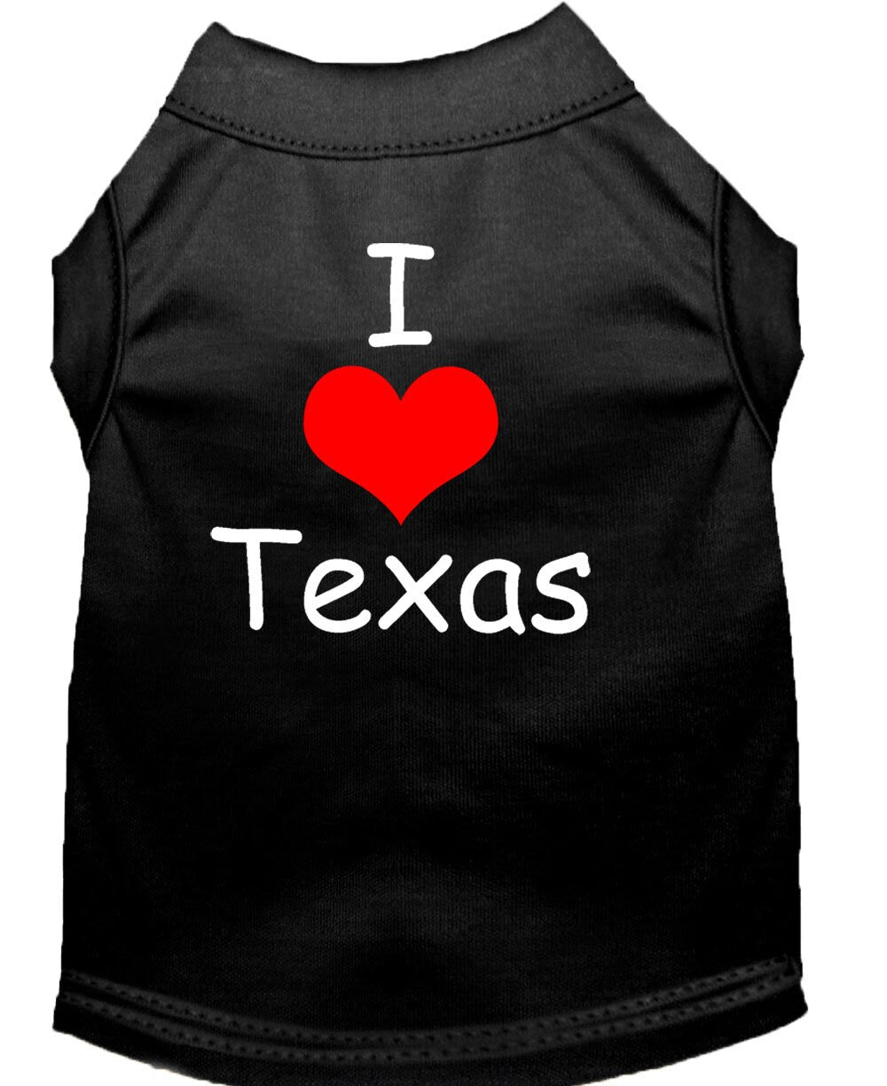 As You Wish Apparel – I Love Texas Pet Shirt