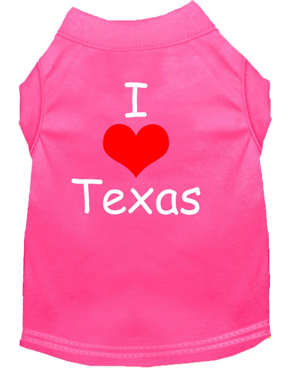 As You Wish Apparel – I Love Texas Pet Shirt