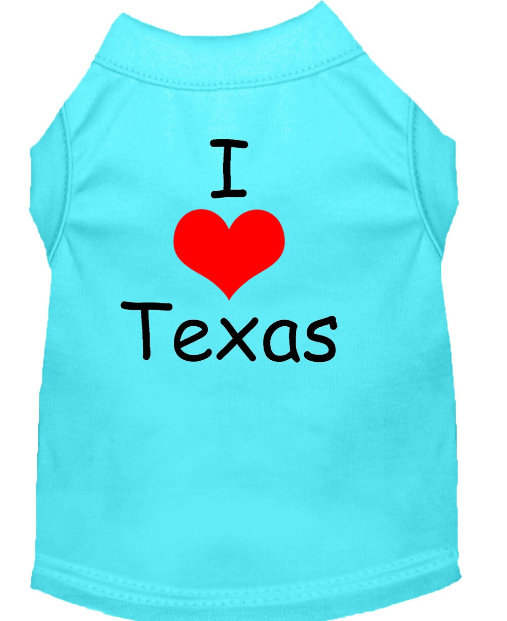 As You Wish Apparel – I Love Texas Pet Shirt