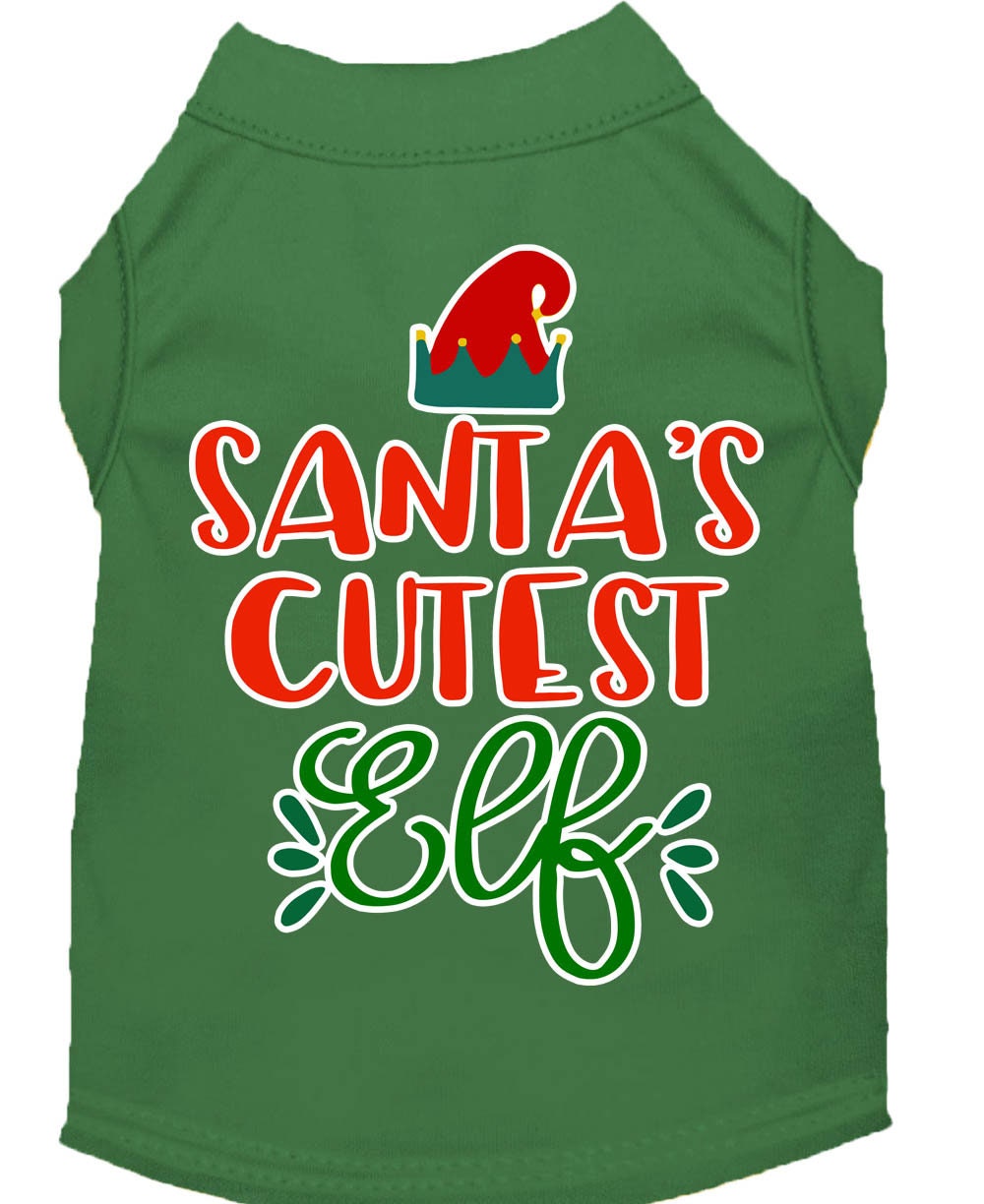 As You Wish Apparel – "Santas Cutest Elf" Christmas Pet Shirt