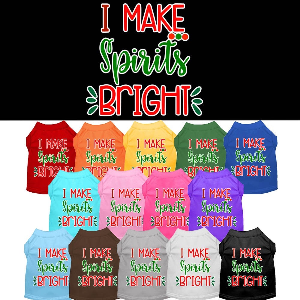 As You Wish Apparel – "I Make Spirits Bright" Christmas Pet Shirt