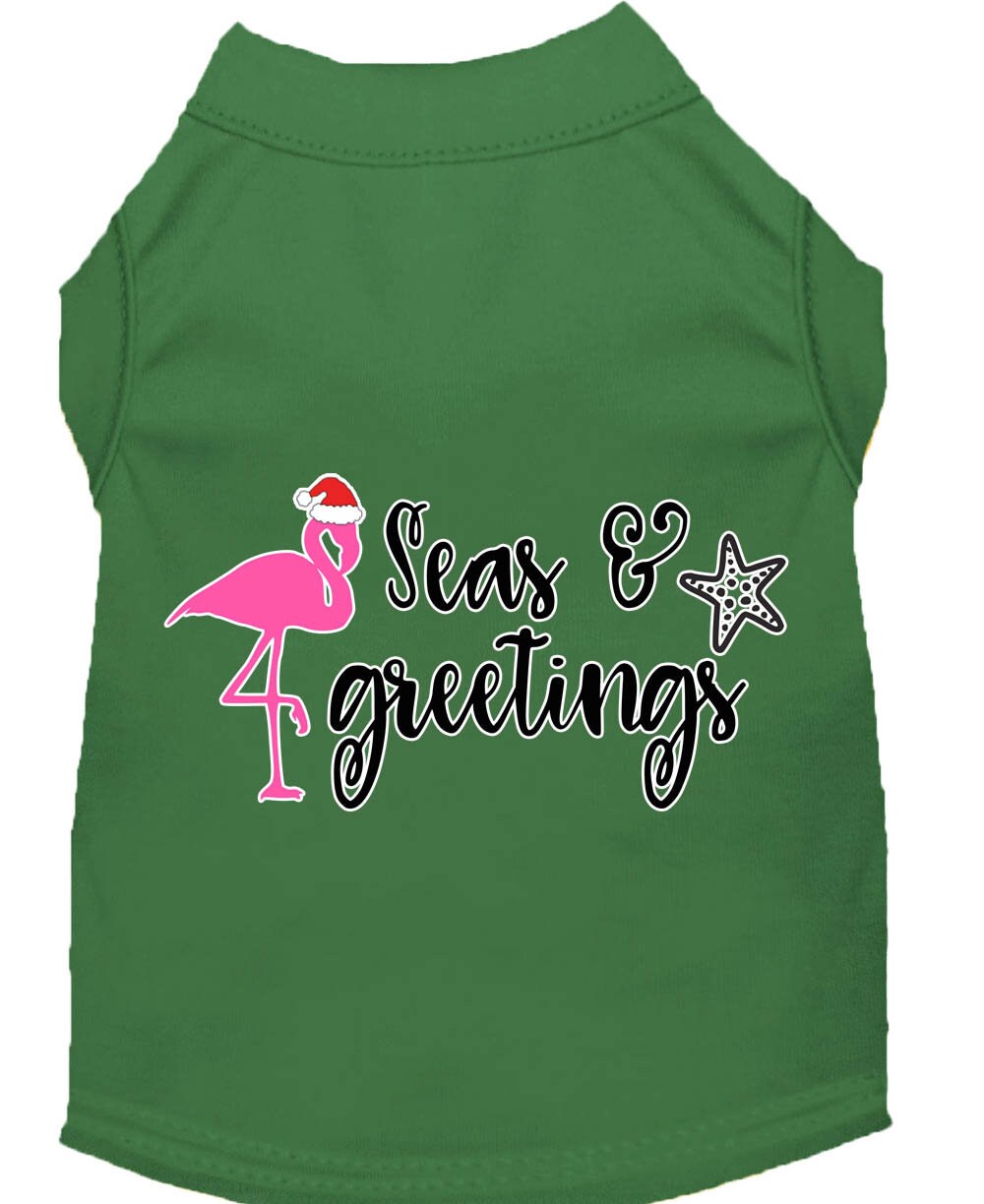 As You Wish Apparel – "Seas and Greetings" Christmas Pet Shirt