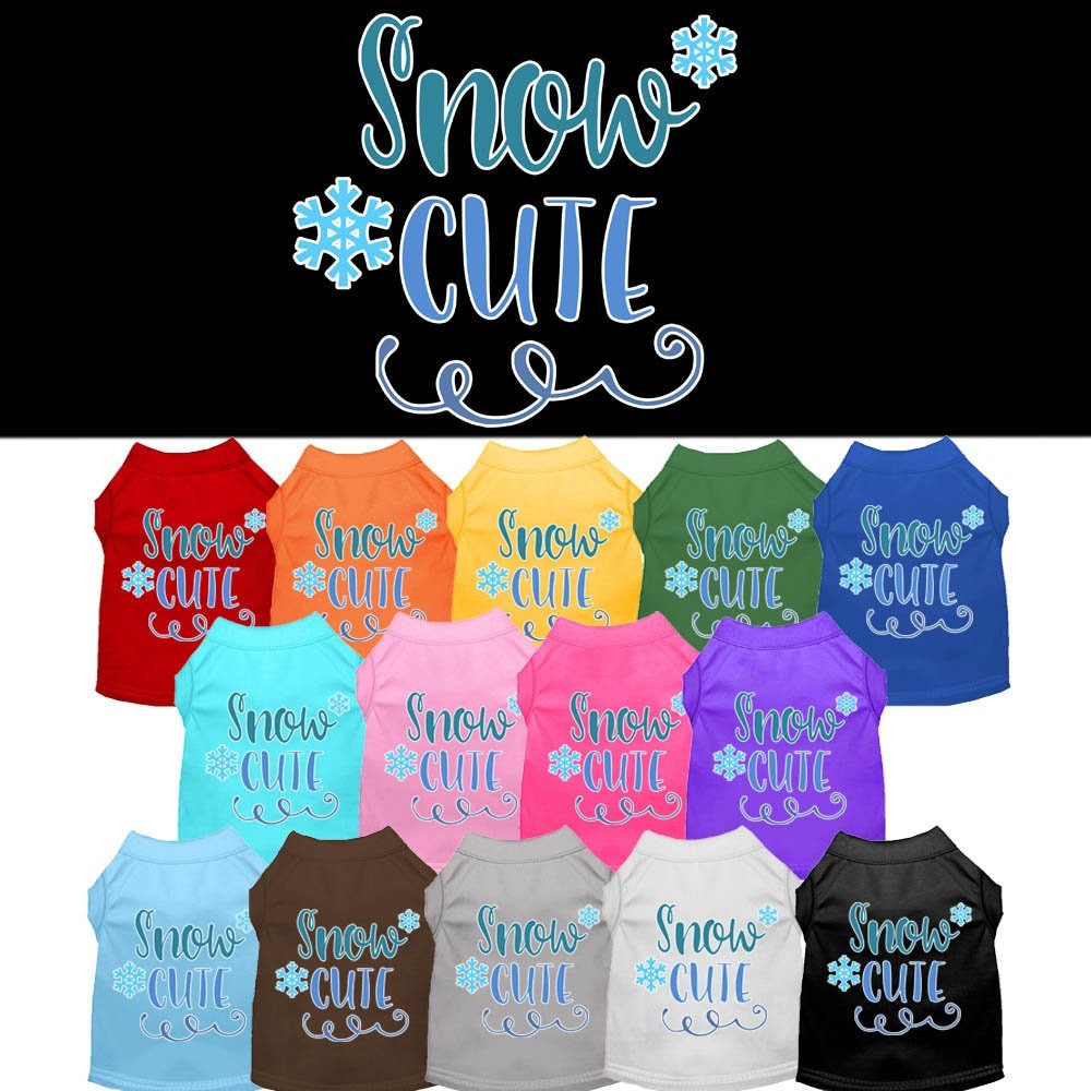 As You Wish Apparel – "Snow Cute" Christmas Pet Shirt