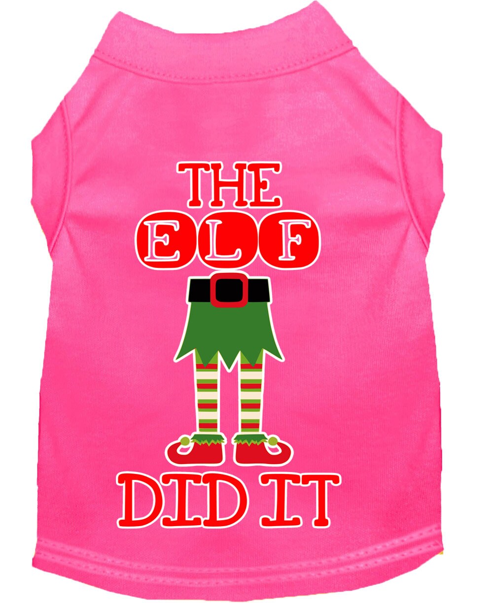 As You Wish Apparel – "The Elf Did It" Christmas Pet Shirt