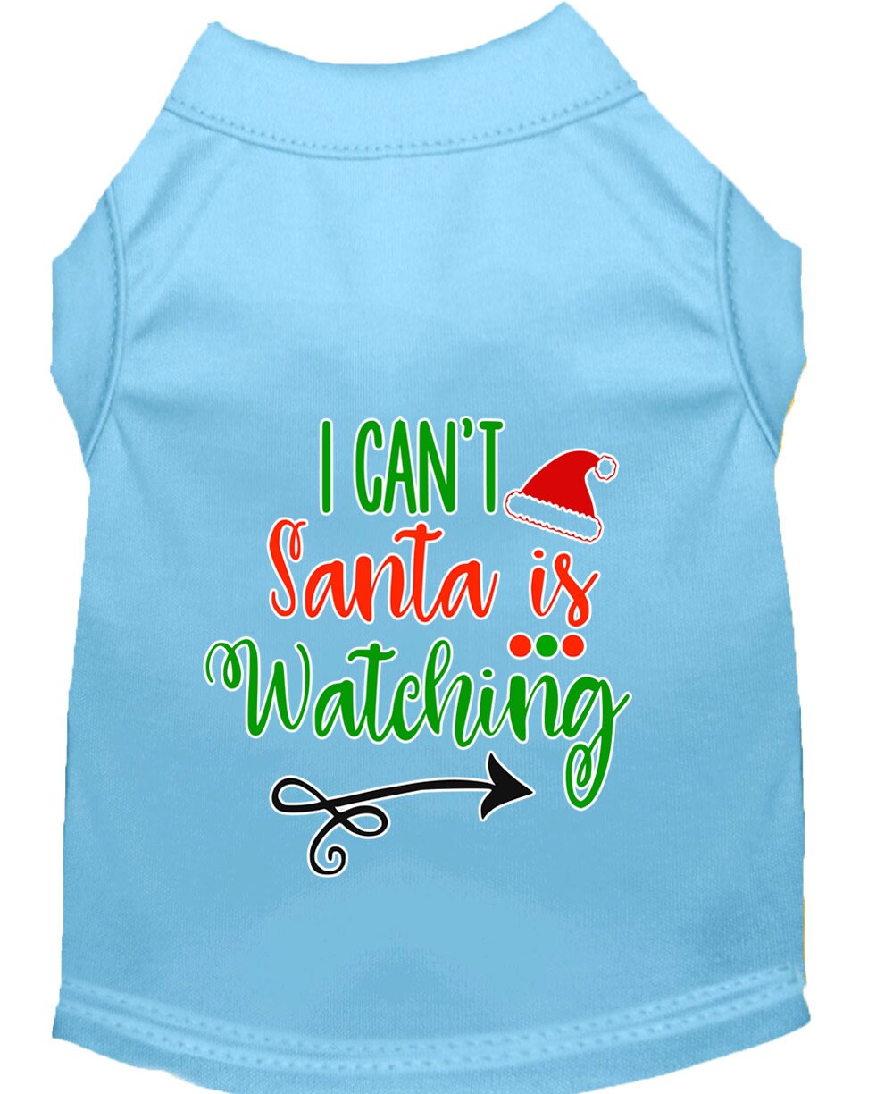 As You Wish Apparel – "I Cant, Santa is Watching" Christmas Pet Shirt