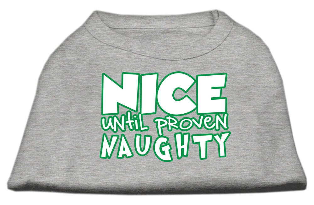 As You Wish Apparel – "Nice Until Proven Naughty" Christmas Pet Shirt