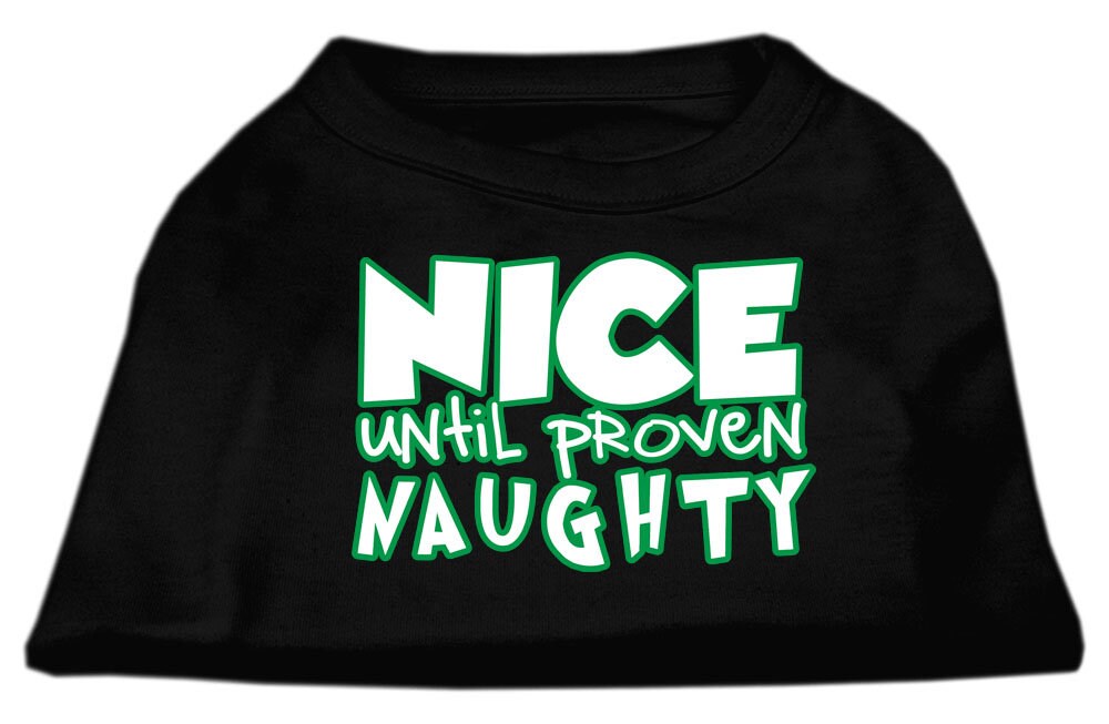 As You Wish Apparel – "Nice Until Proven Naughty" Christmas Pet Shirt