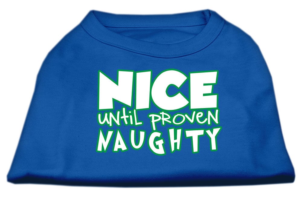 As You Wish Apparel – "Nice Until Proven Naughty" Christmas Pet Shirt