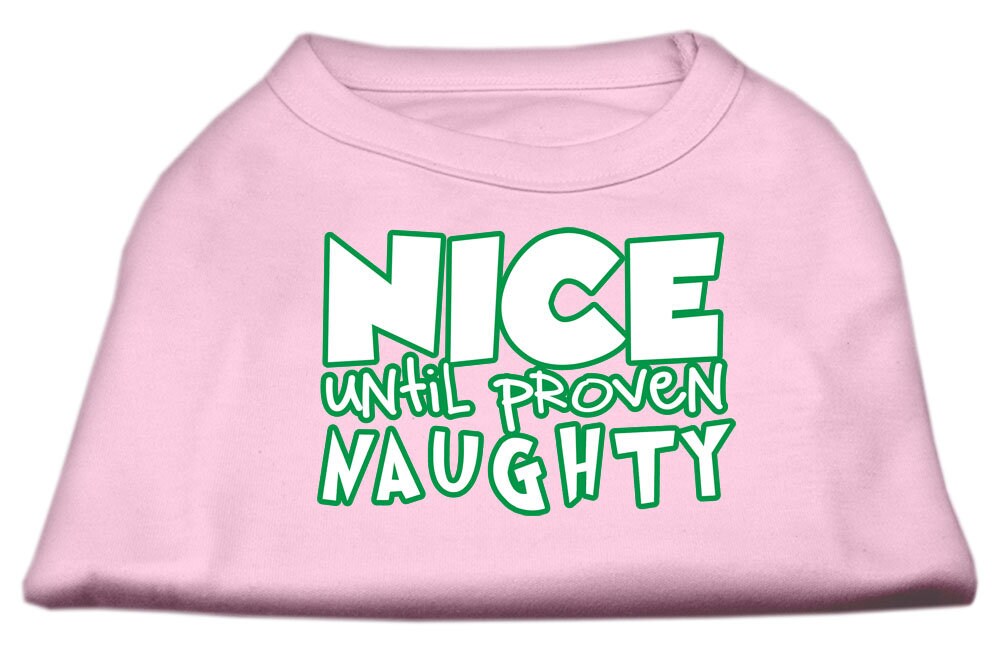 As You Wish Apparel – "Nice Until Proven Naughty" Christmas Pet Shirt