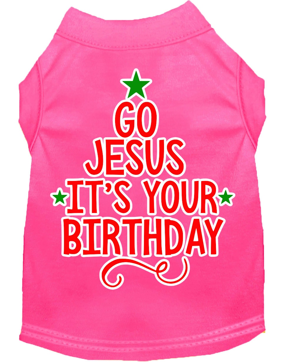 As You Wish Apparel – "Go Jesus, Its Your Birthday" Christmas Pet Shirt