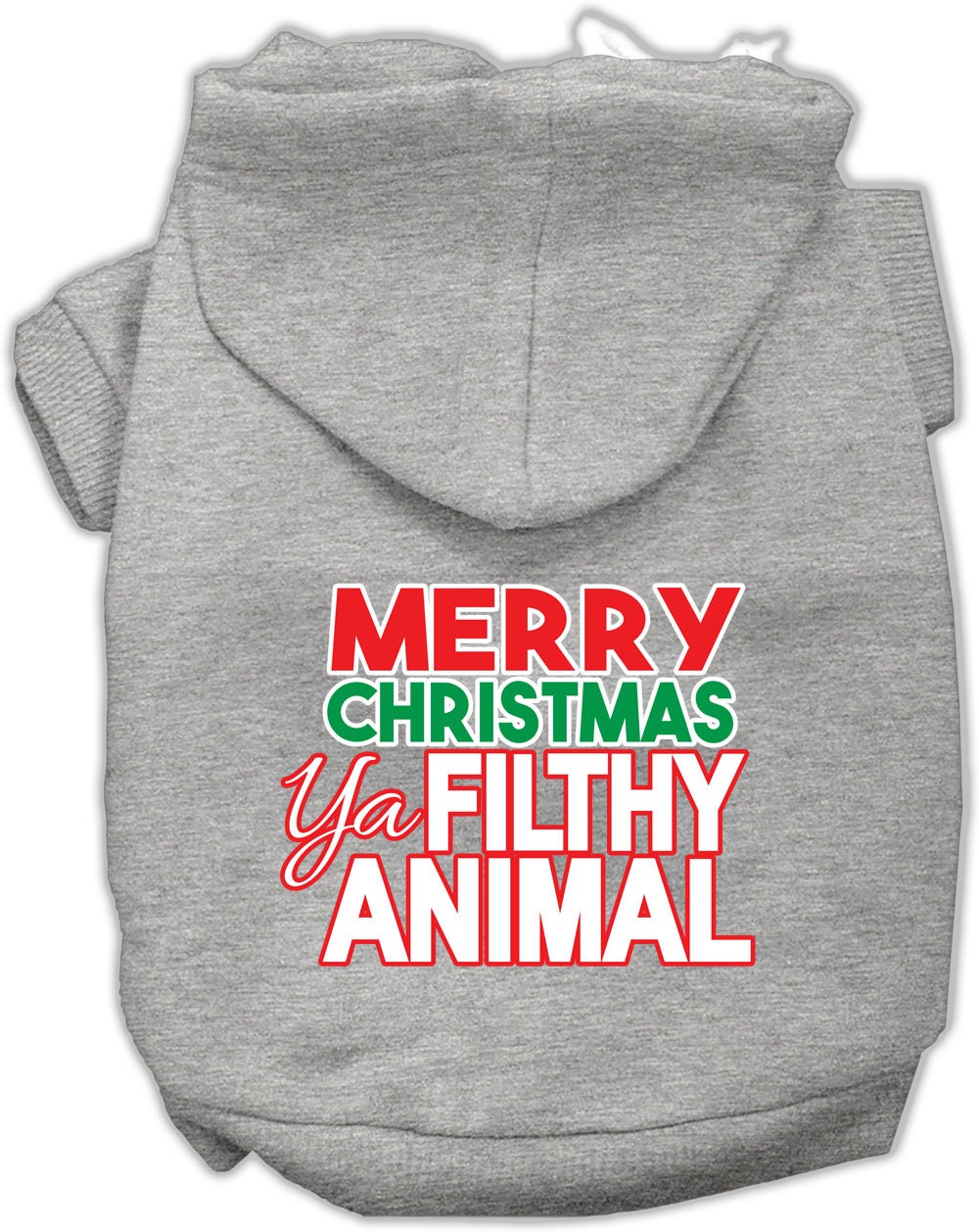 As You Wish Apparel – "Merry Christmas Ya Filthy Animal" Pet Hoodie