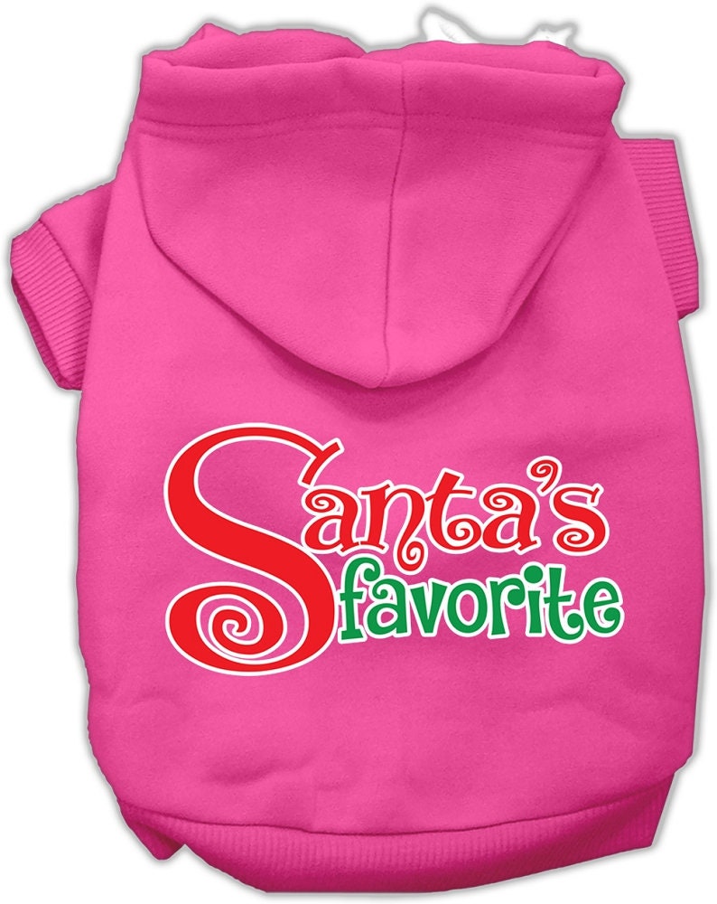 As You Wish Apparel – "Santas Favorite" Christmas Pet Hoodie