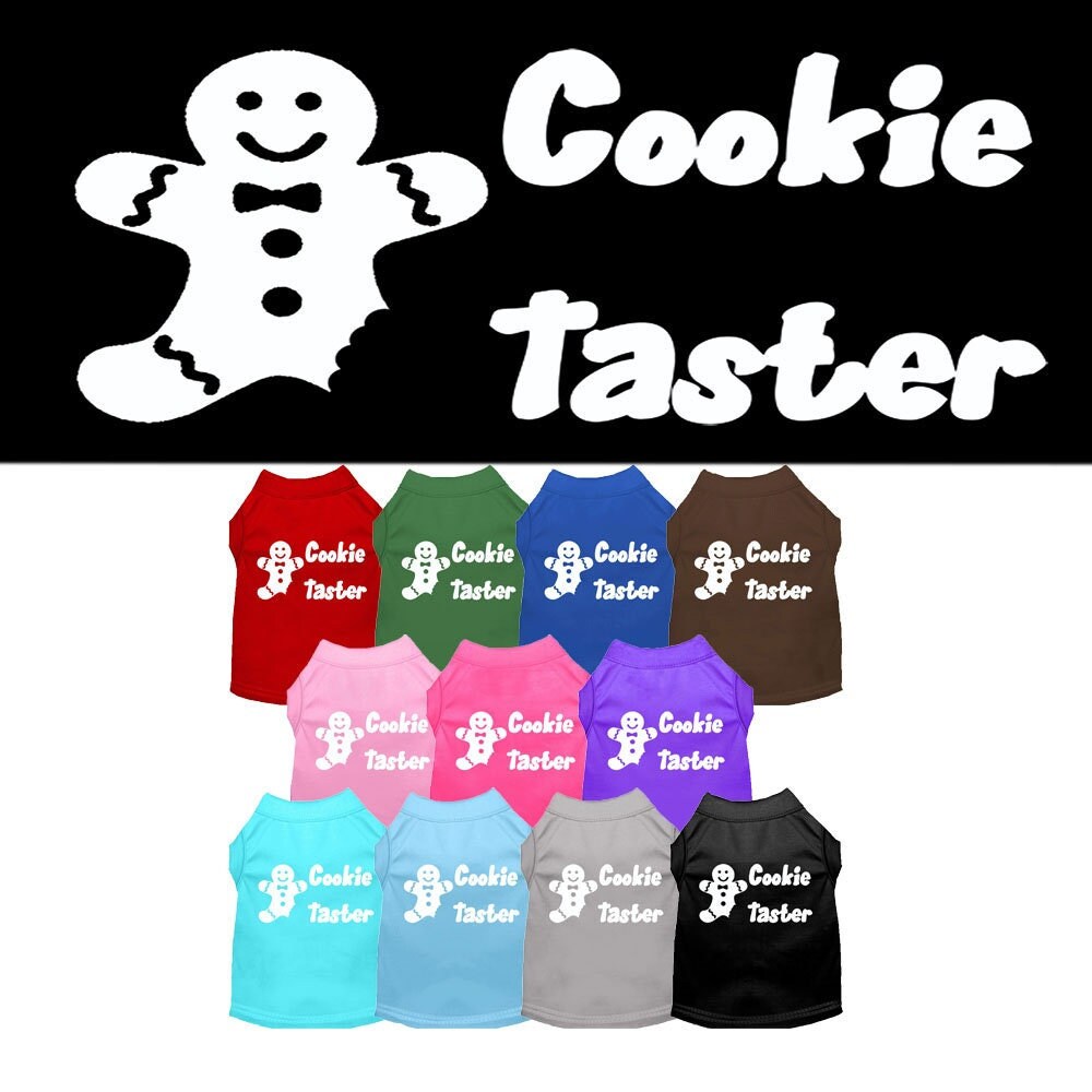 As You Wish Apparel – "Cookie Taster" Christmas Pet Shirt