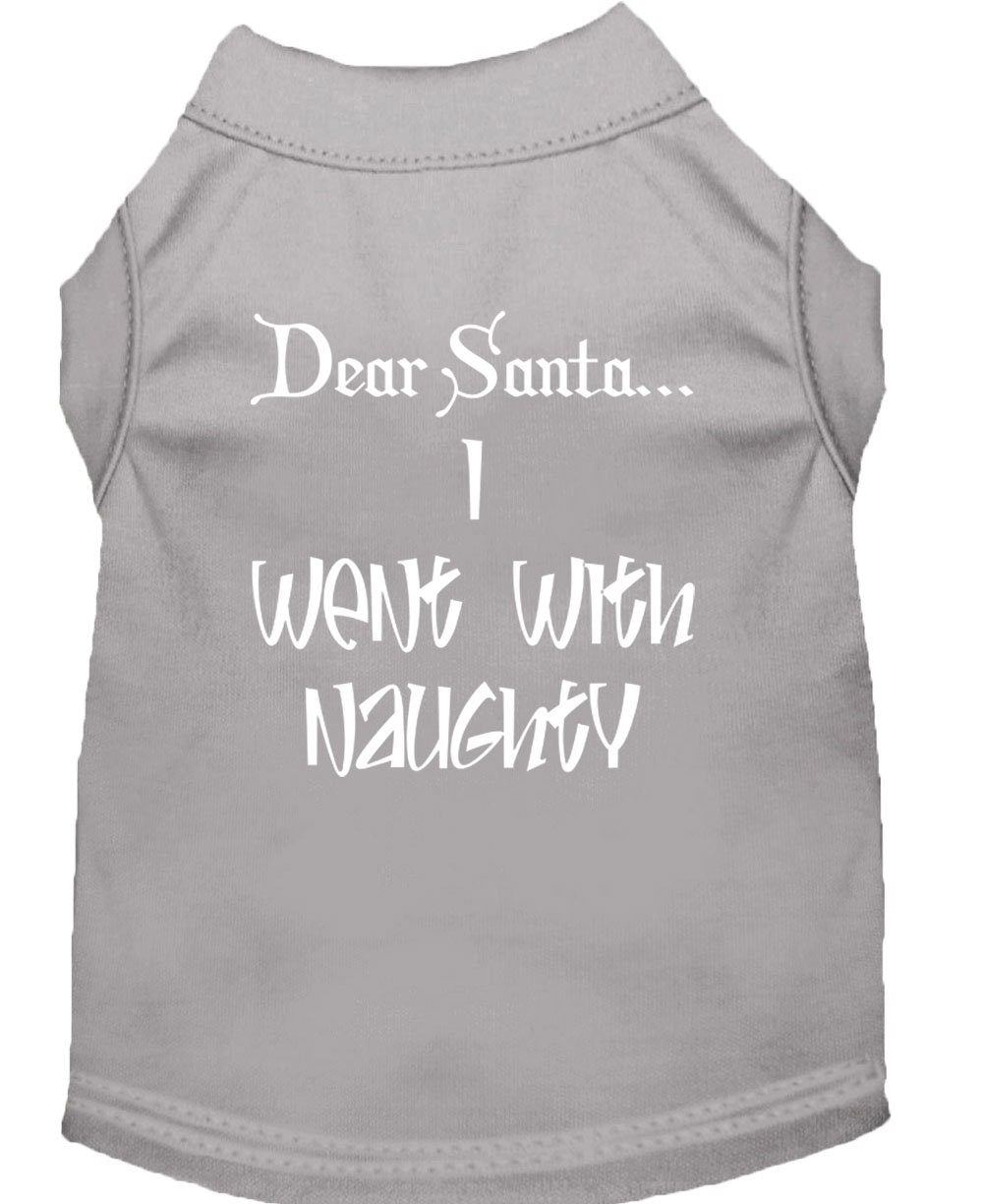 As You Wish Apparel – "Dear Santa, I Went With Naughty" Christmas Pet Shirt