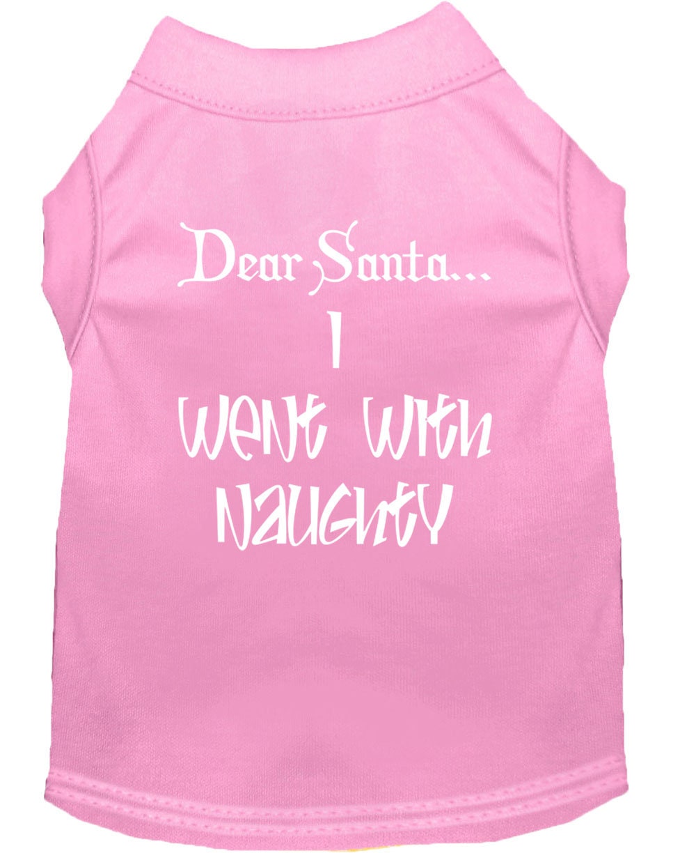 As You Wish Apparel – "Dear Santa, I Went With Naughty" Christmas Pet Shirt