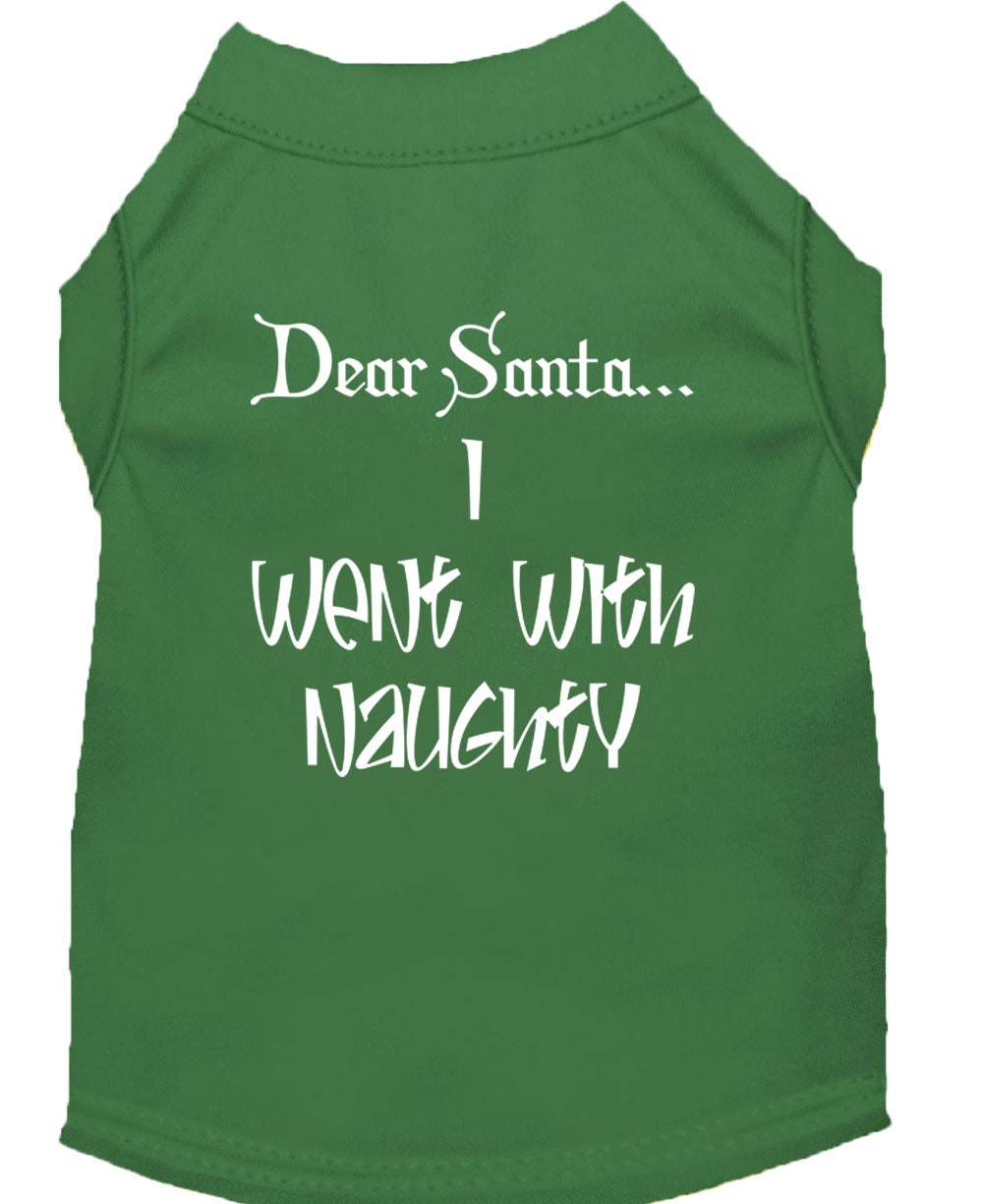 As You Wish Apparel – "Dear Santa, I Went With Naughty" Christmas Pet Shirt