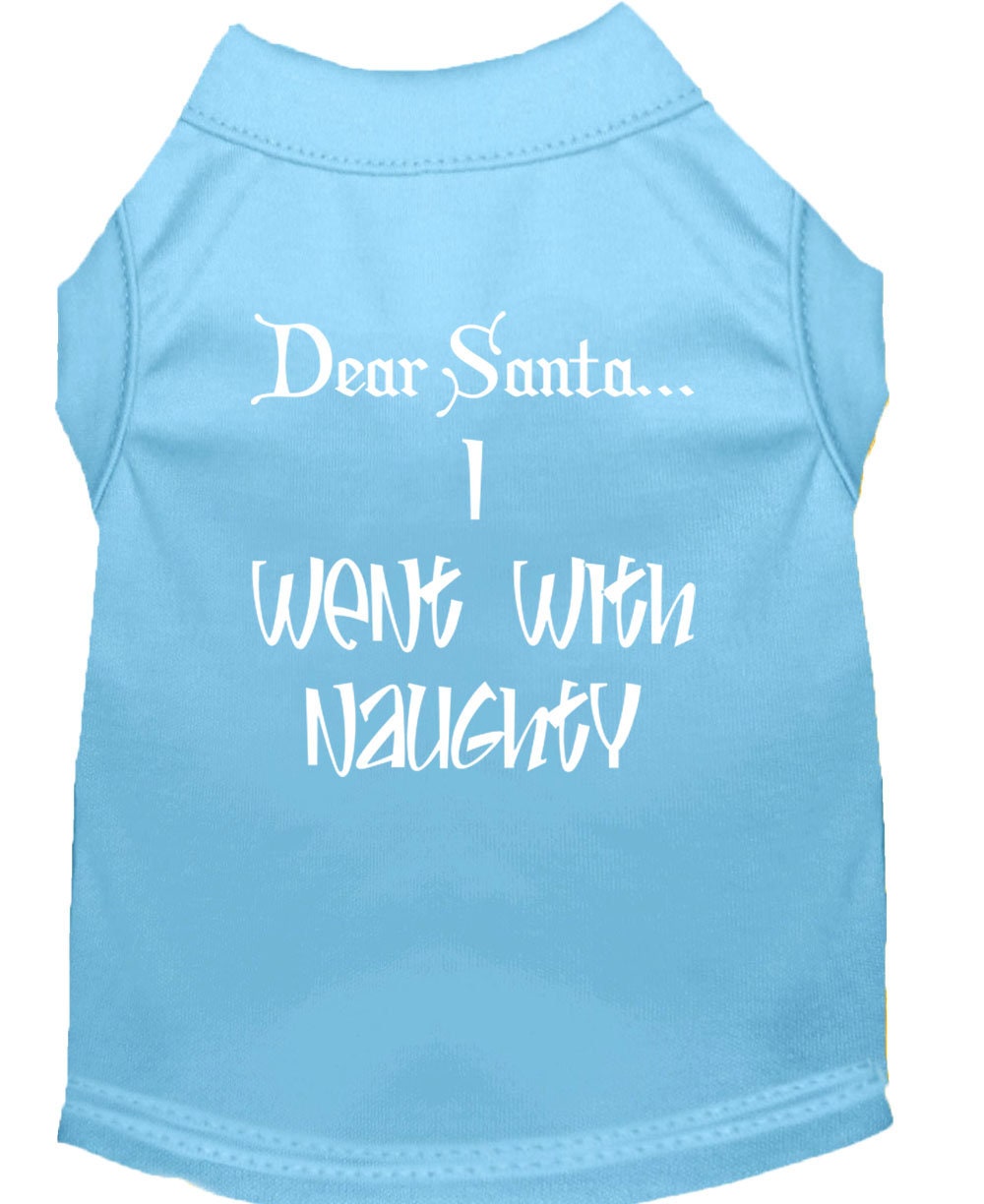 As You Wish Apparel – "Dear Santa, I Went With Naughty" Christmas Pet Shirt