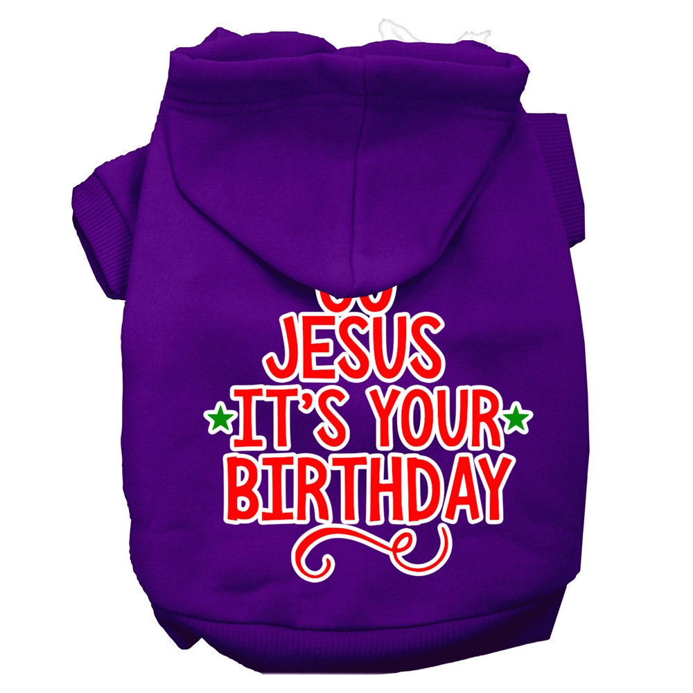 As You Wish Apparel – "Go Jesus, Its Your Birthday" Christmas Pet Hoodie