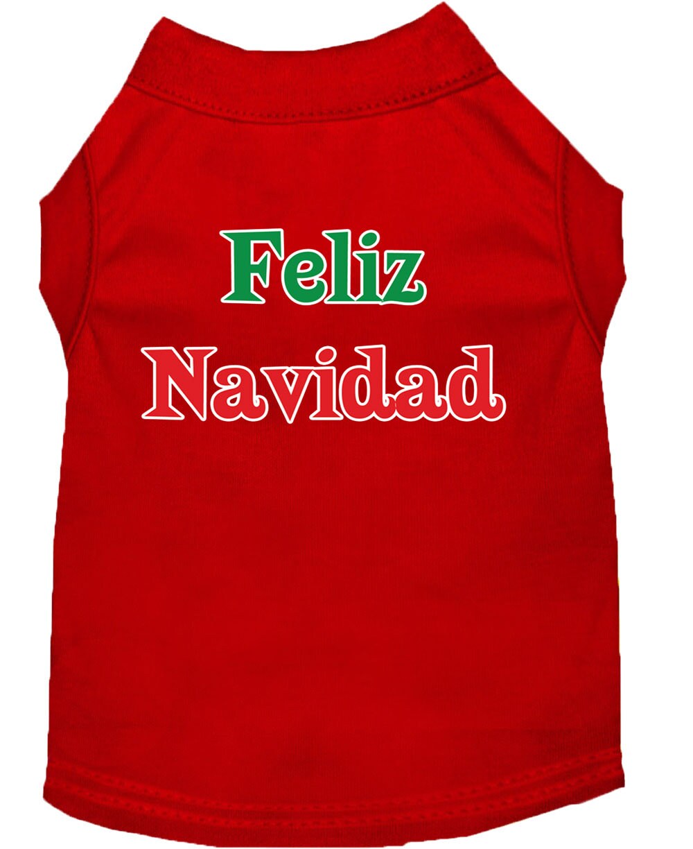 As You Wish Apparel – "Feliz Navidad" Christmas Pet Shirt