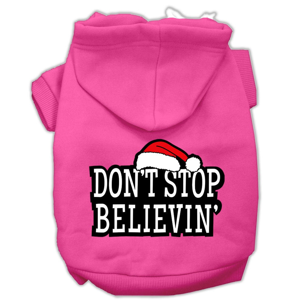 As You Wish Apparel – "Dont Stop Believin" Christmas Pet Hoodie