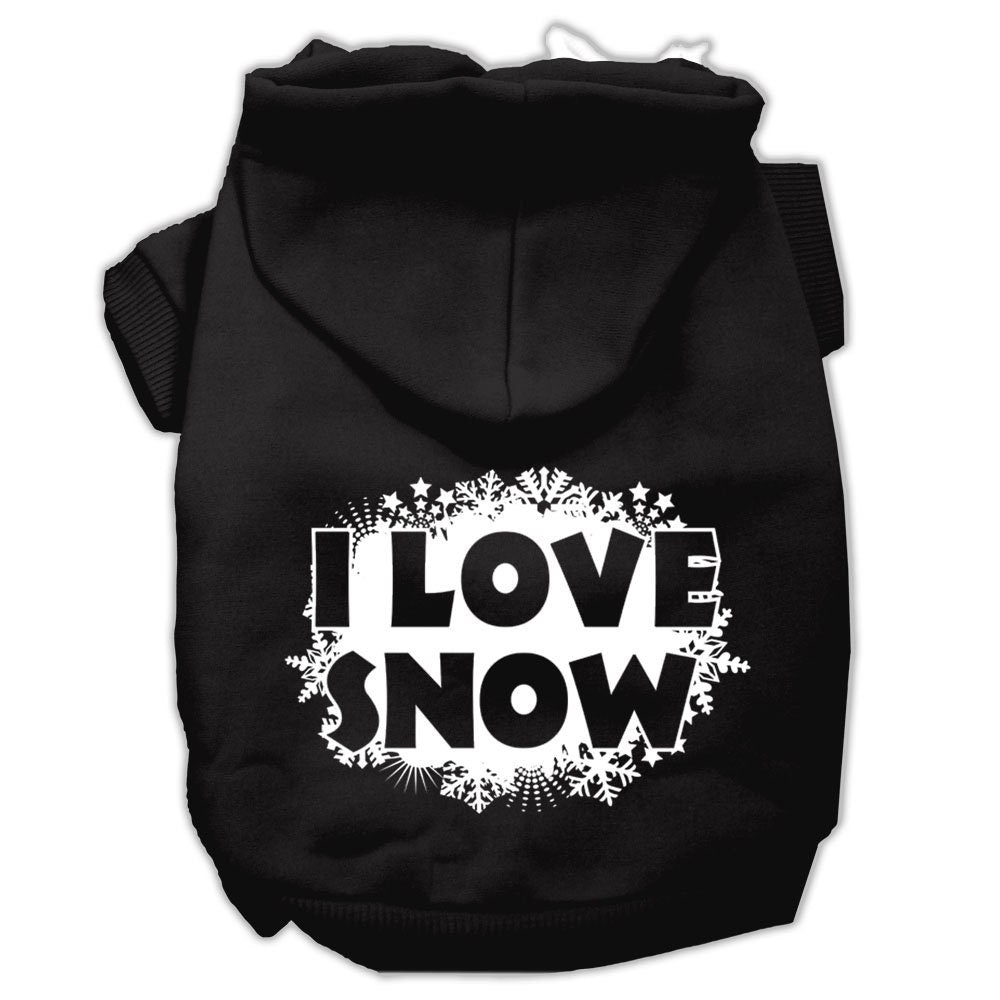 As You Wish Apparel – I Love Snow Christmas Pet Hoodie