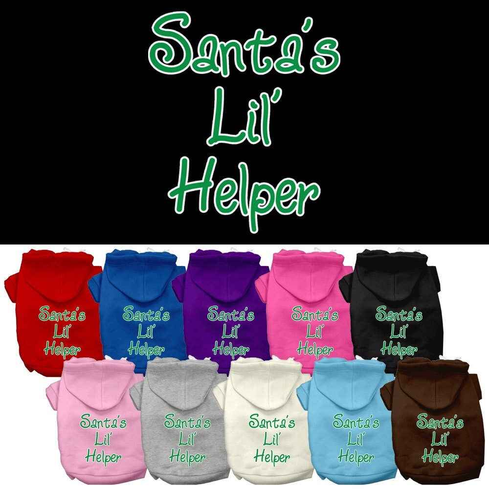 As You Wish Apparel – "Santas Lil Helper" Christmas Pet Hoodie